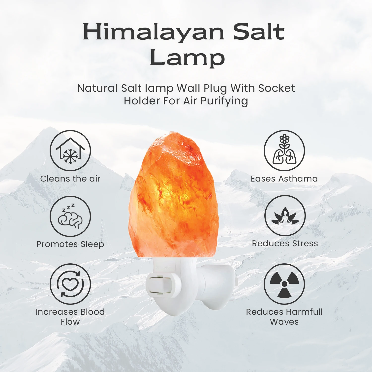 Premium Quality Himalayan Natural Salt Lamp Night Light Himalayan Salt