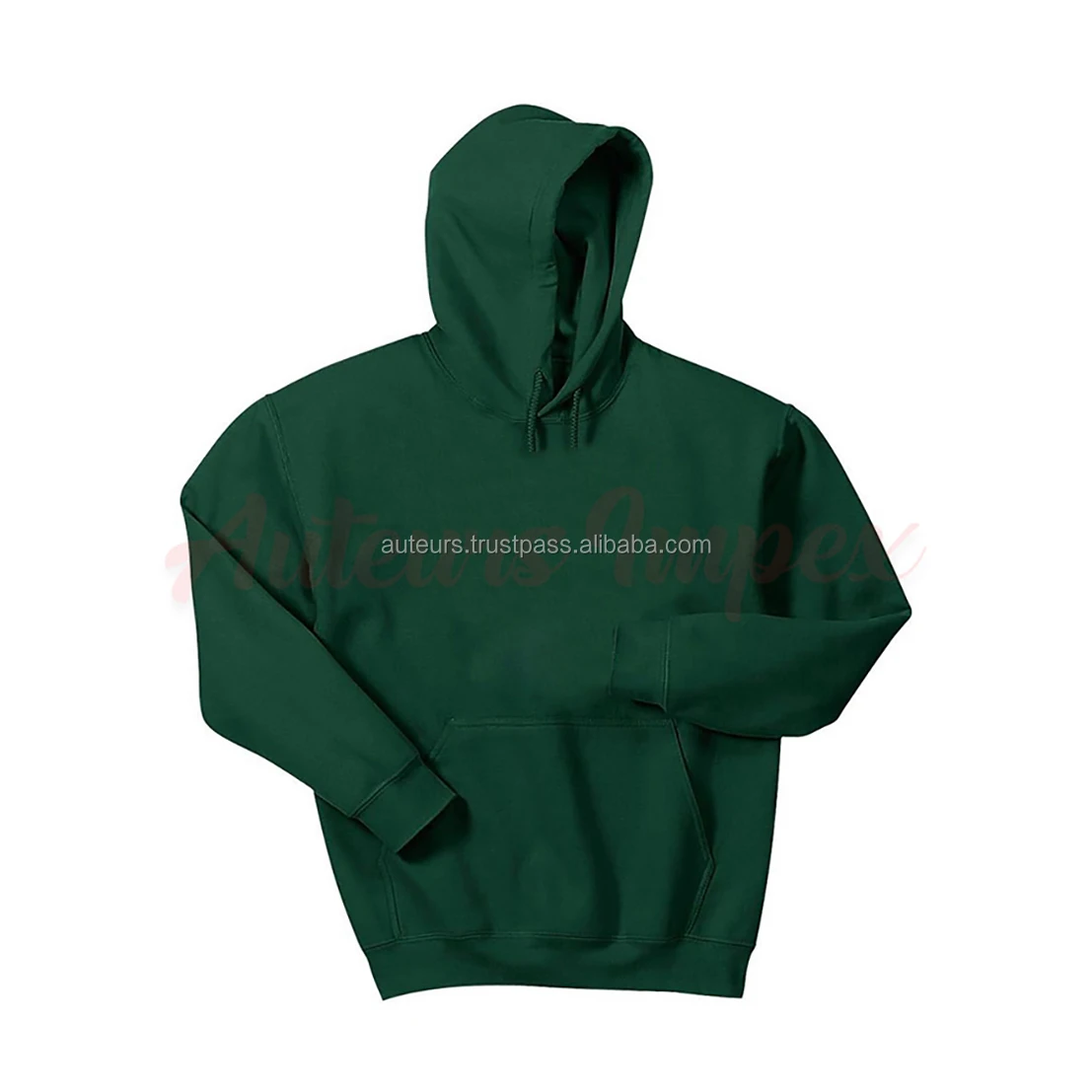 plain green hoodie mens