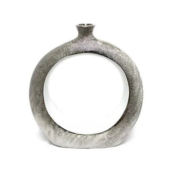 Metal Fancy Flower Vase Superior Quality Handmade Designer Luxury Flower Pot Classic Designer