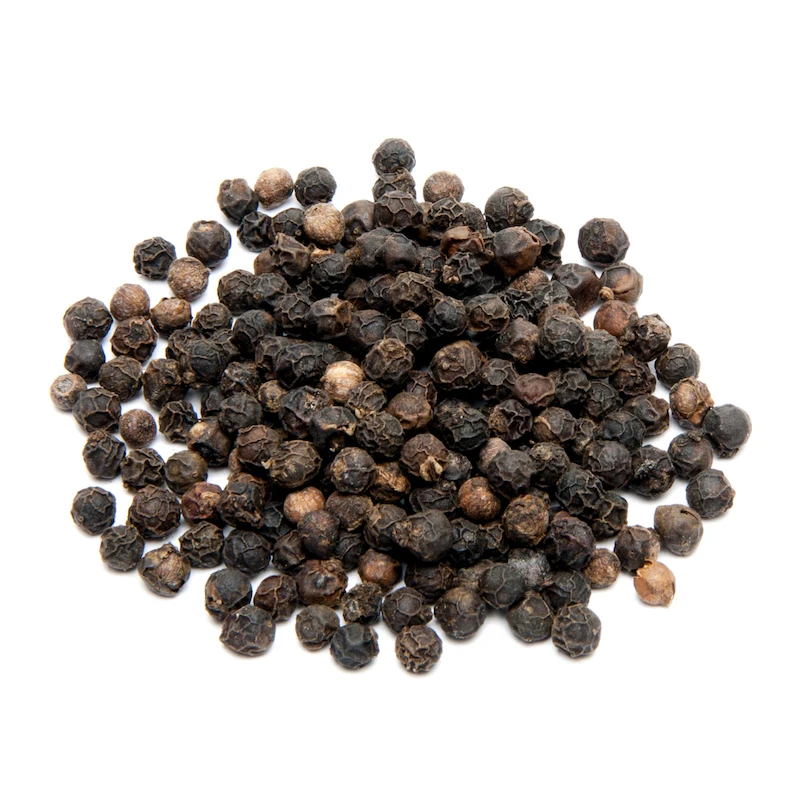 natural spice black pepper piper nigrum dried fruits