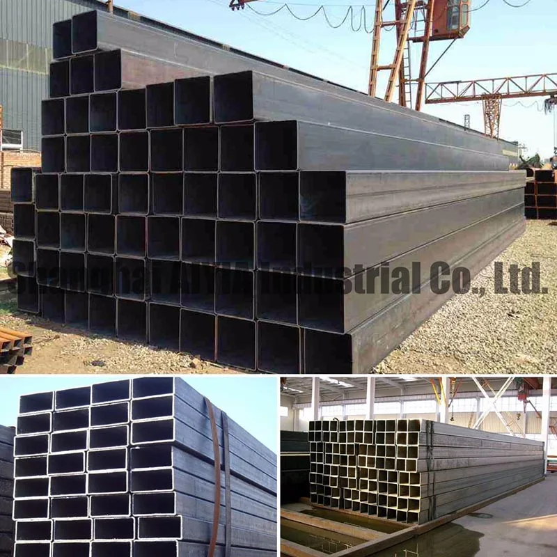 Rectangular welded pipe