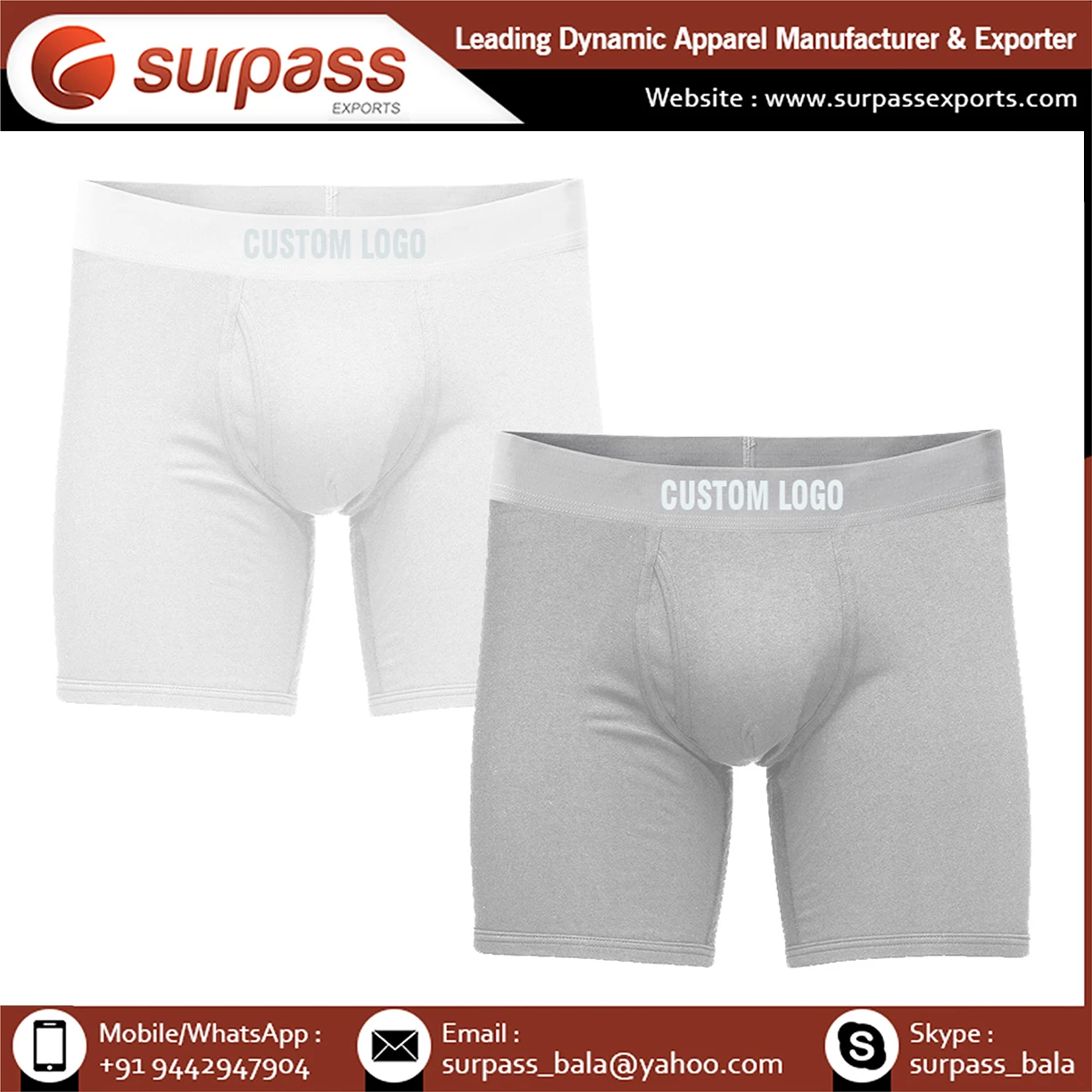 Bulk Men S Cotton Boxer Briefs Manufacturer Available All Colors Latest