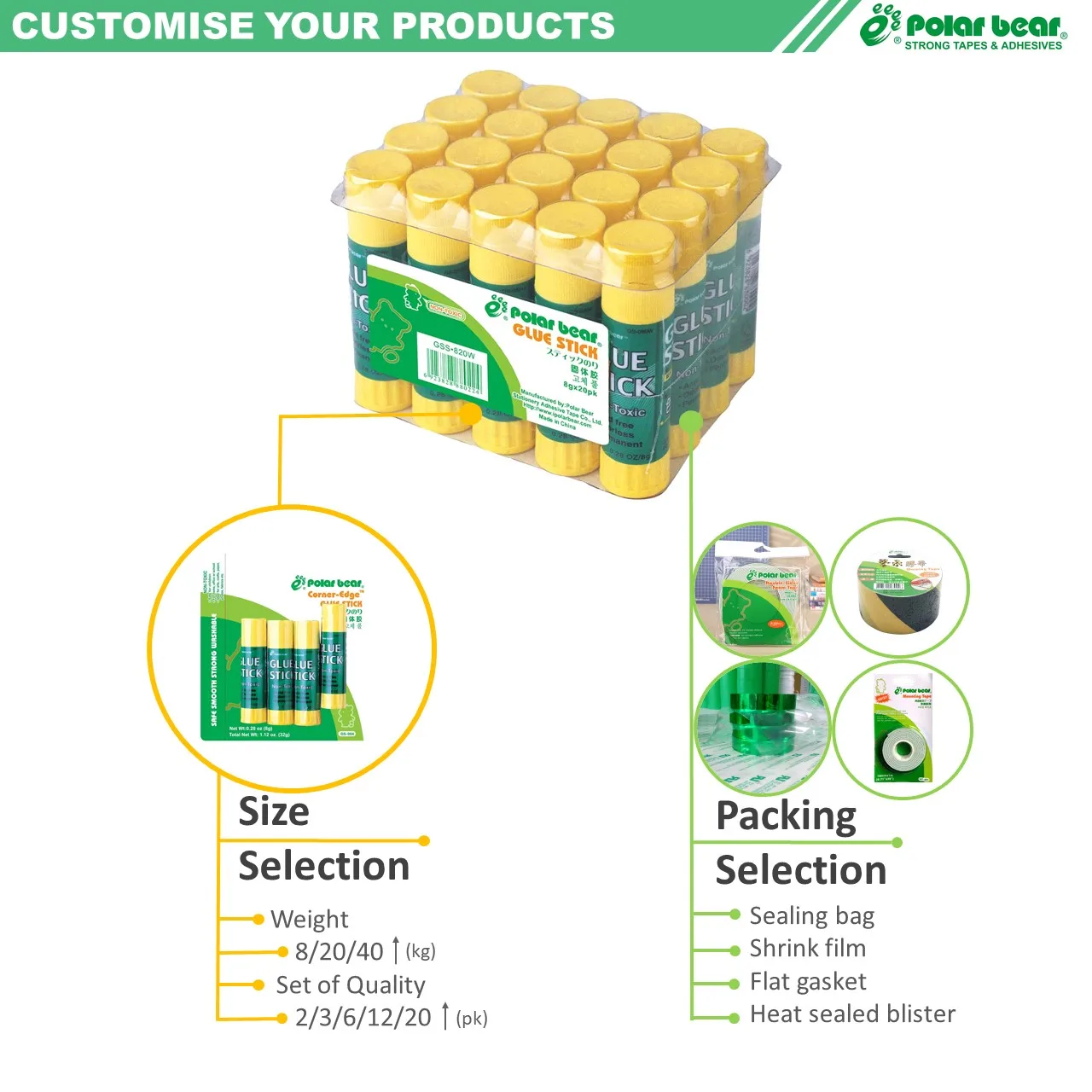 Eco Friendly Office School Glue Stick Pvp Taiwan Packaging Buy Eco