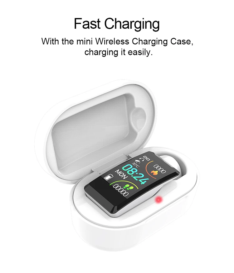 2-in-1 smart watch earbuds