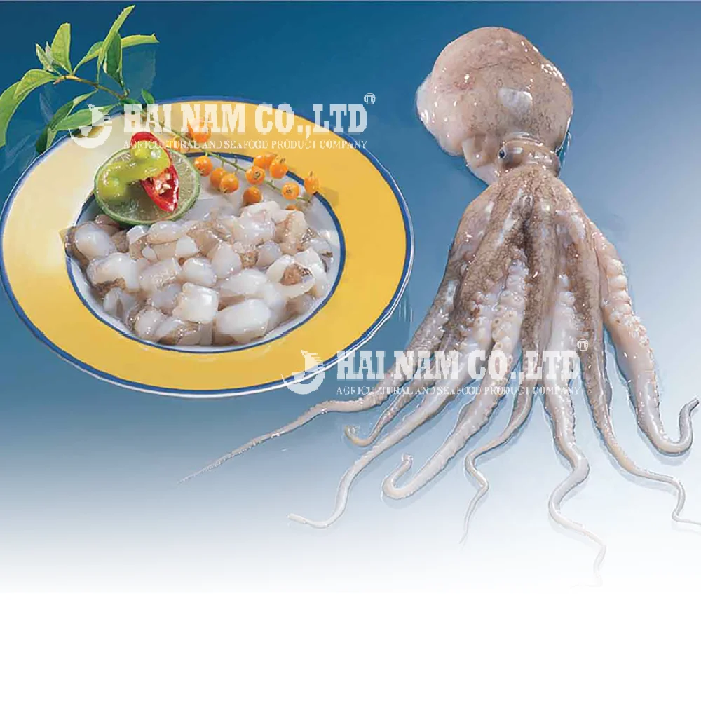 
High quality Frozen Octopus with lower shape and block shape made in Vietnam 