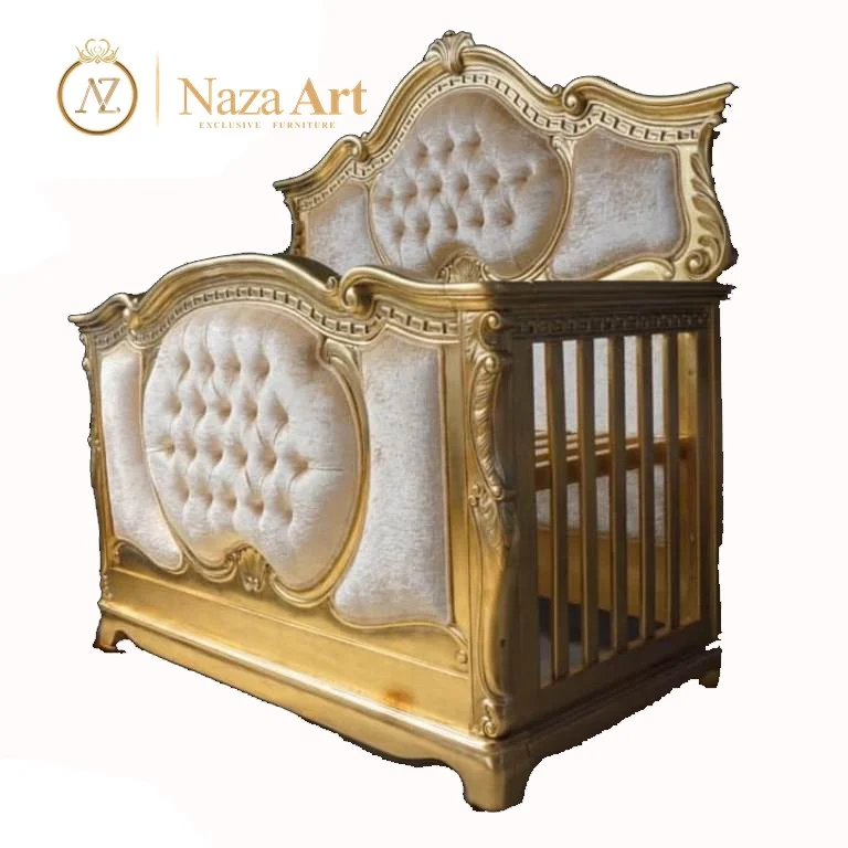 brass baby crib