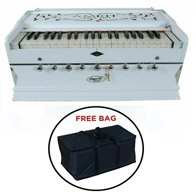Professional High Quality Musical Instrument Harmonium High Class Sound 9 Stopper Baja With