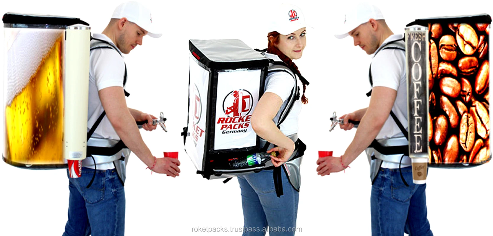 Rocket Packs 15L Insulated Backpack Dispenser – Hot Drinks Carrier For Coffee & Tea, German Engineered