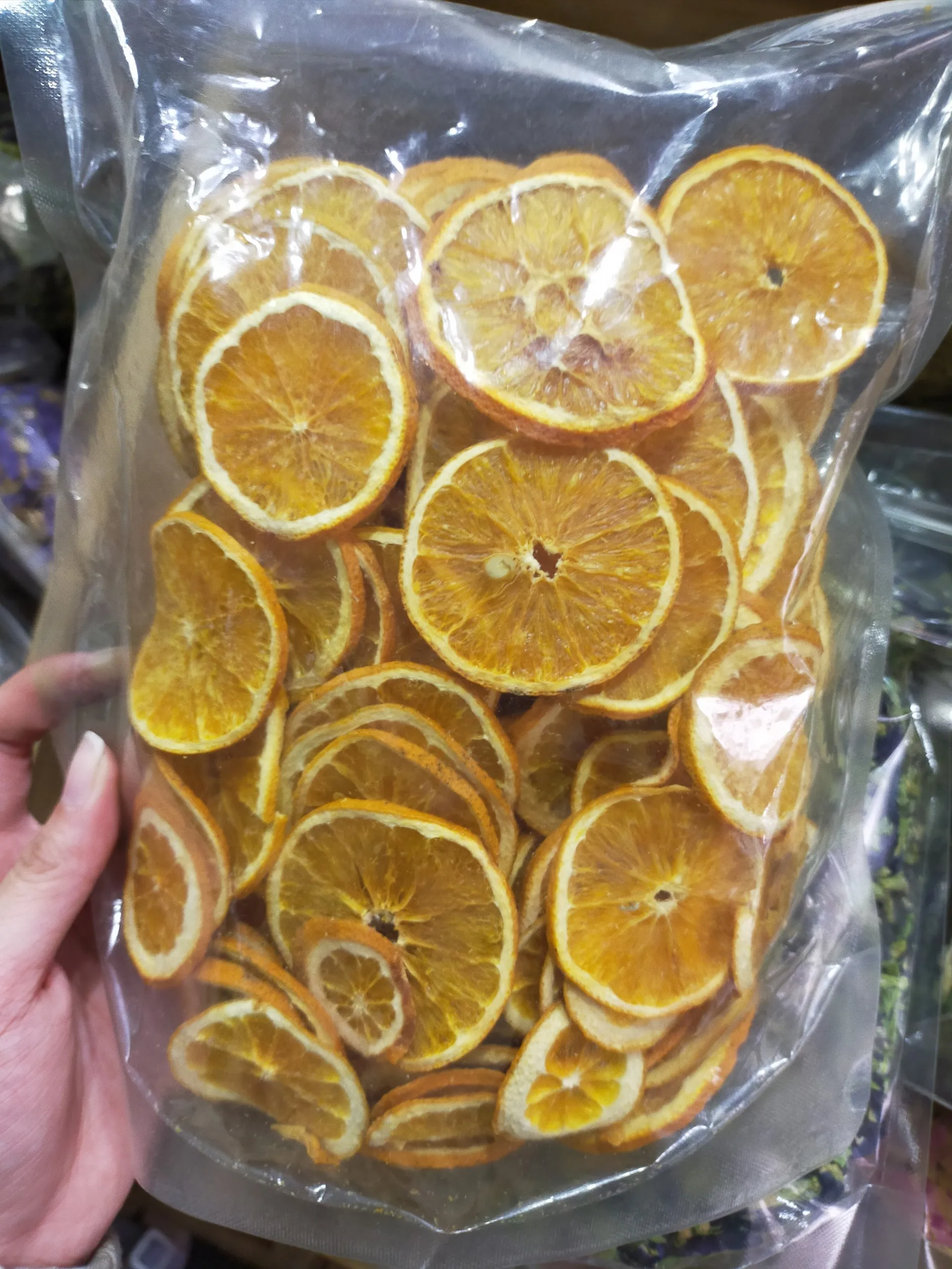 sweet dried orange slice for tea/drink decor - best price dried