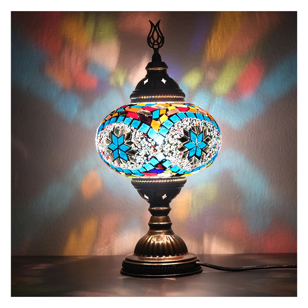 Asylove Mosaic Art Mosaic Standing Lamp Turkish Floor Lamp Moroccan Lighting