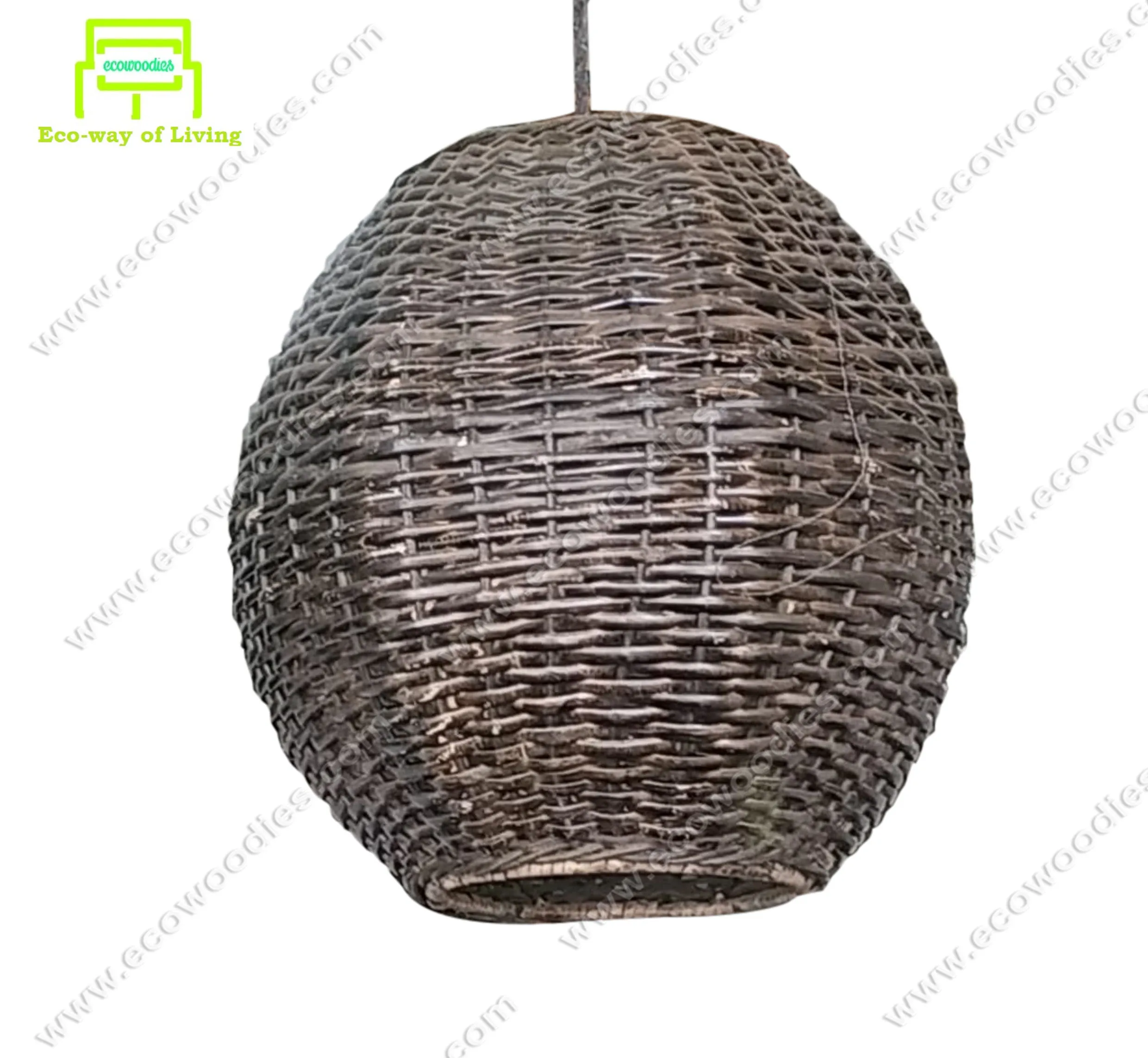 2020 modern portable rustic black rattan wicker round chandelier pendant light hanging led ceiling light dining room living room