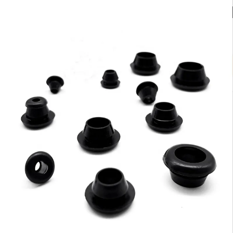 Silicone Snap Bushing Screw Hole Flange Delrin Bushing Anti Vibration