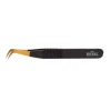 Best Lady Volume Tweezers Stainless Steel L Type Angled Volume Tweezers Customized Logo 120 MM Long