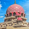 GRC UHPC construction Steel Structure colorful Design Mosque Dome Roof