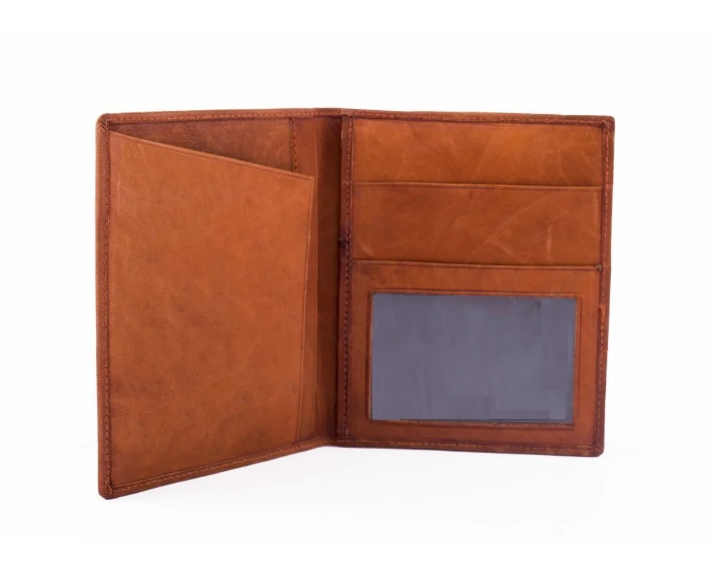 Handmade India Manufactures Leather Travel Passport Cover At Good Rate