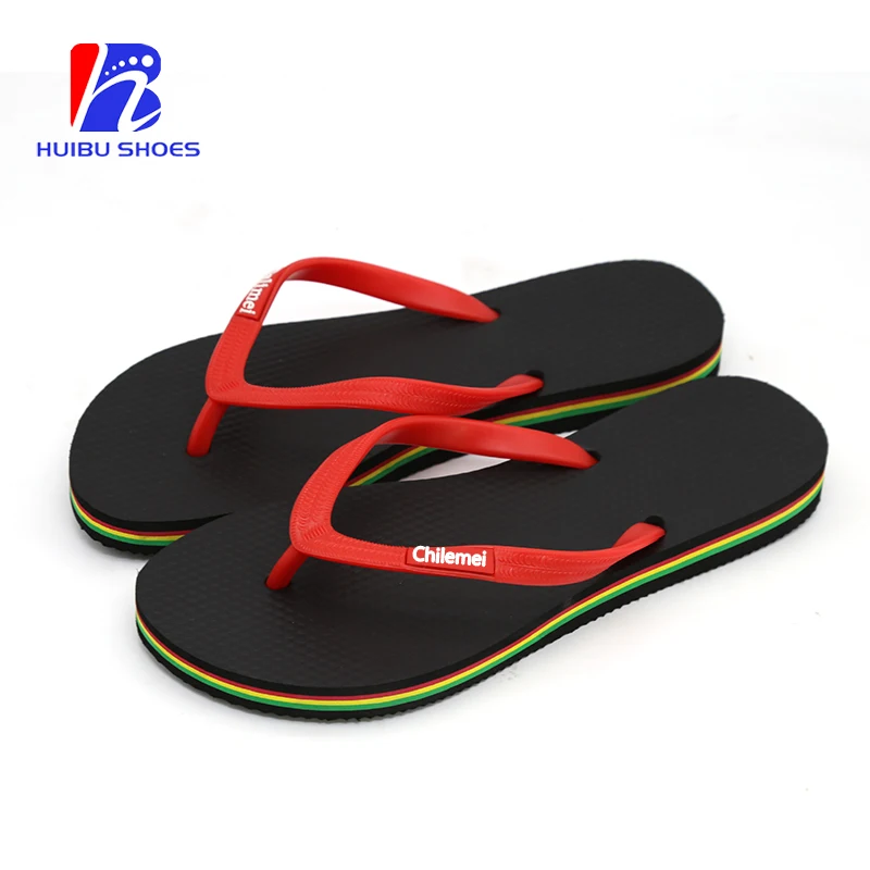 
Wholesale Custom Logo Personalized Beach Slippers Recycled Men Rubber Flip Flops 