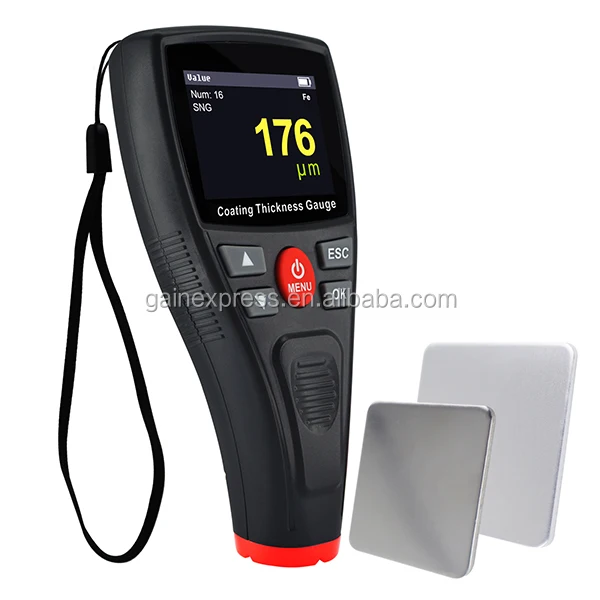 Details about   LCD Digital Car Paint Coating Thickness Probe Tester Gauge Meter Measuring Tool 