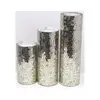 Set of 3 Pillar Mosaic Candle Holder for Home Decor
