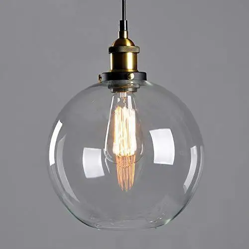 Globe glass industrial pendant light edison pendant lamp