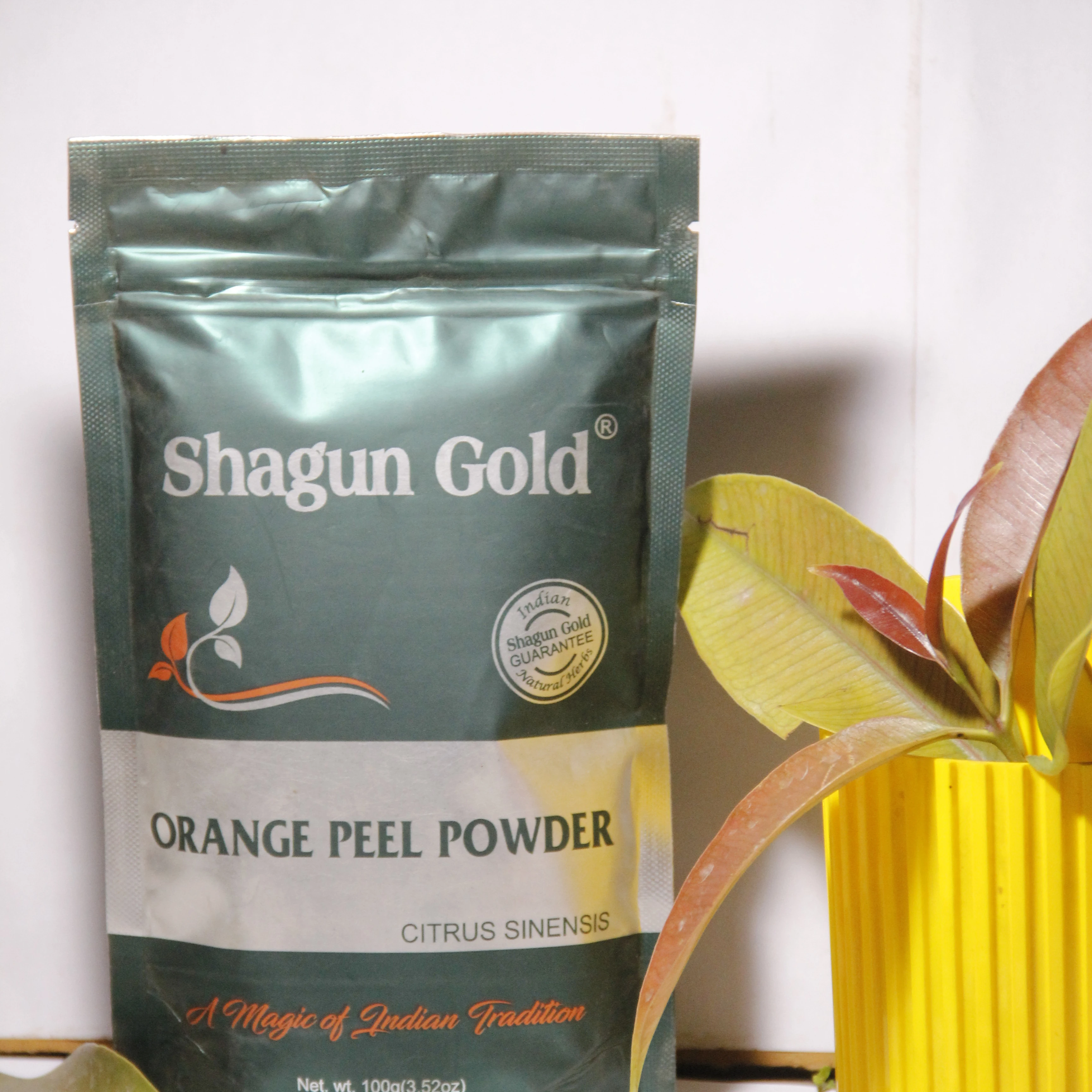 Shagun Gold Herbal Indian Powder Top Quality 100 Organic Orange Fruit
