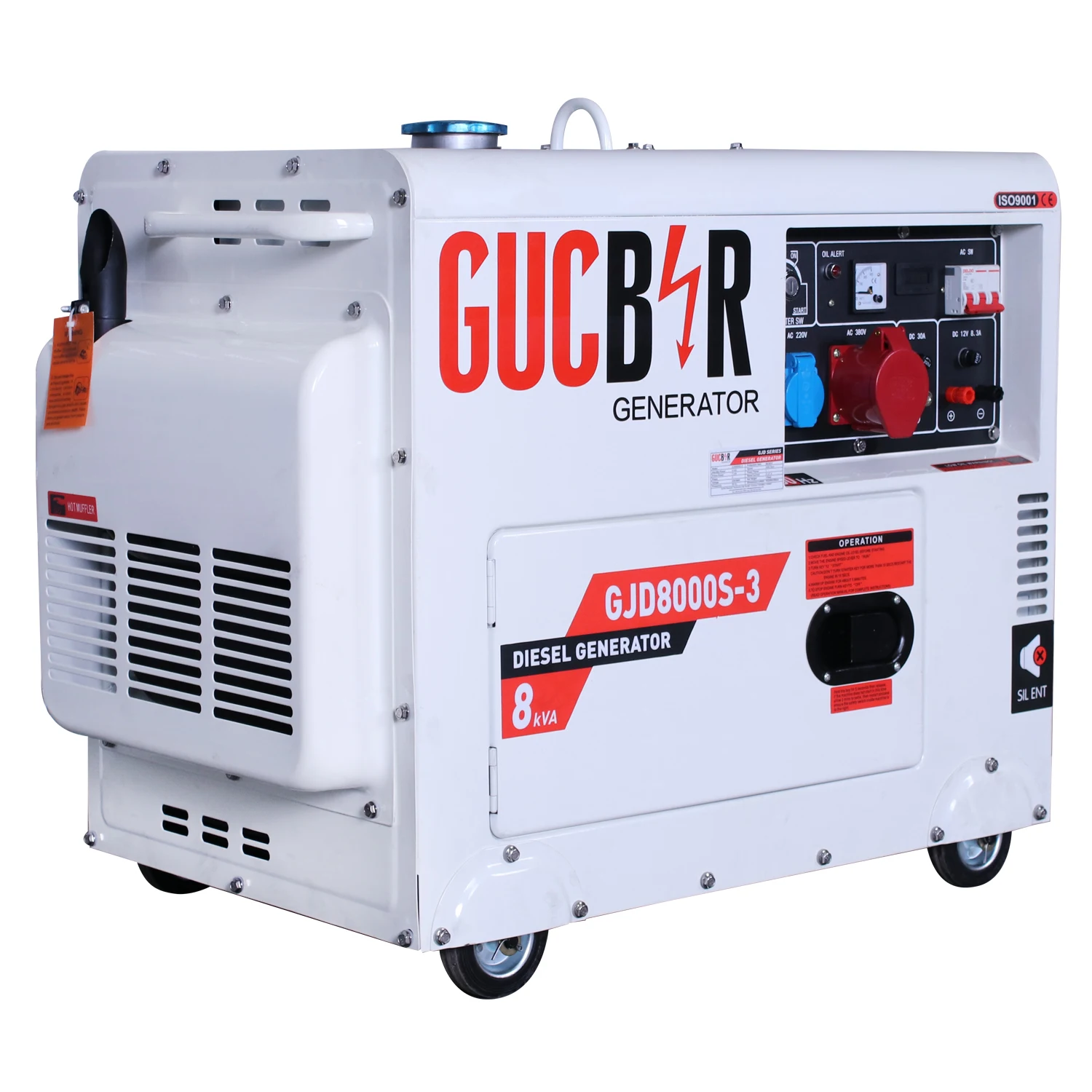 8kva Portable Diesel Genset Diesel Generator Alternator Ats Cb Canopy