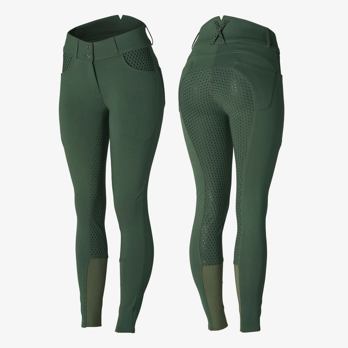 4way Stretch Equestrian Riding Breeches For Women Full Seat With