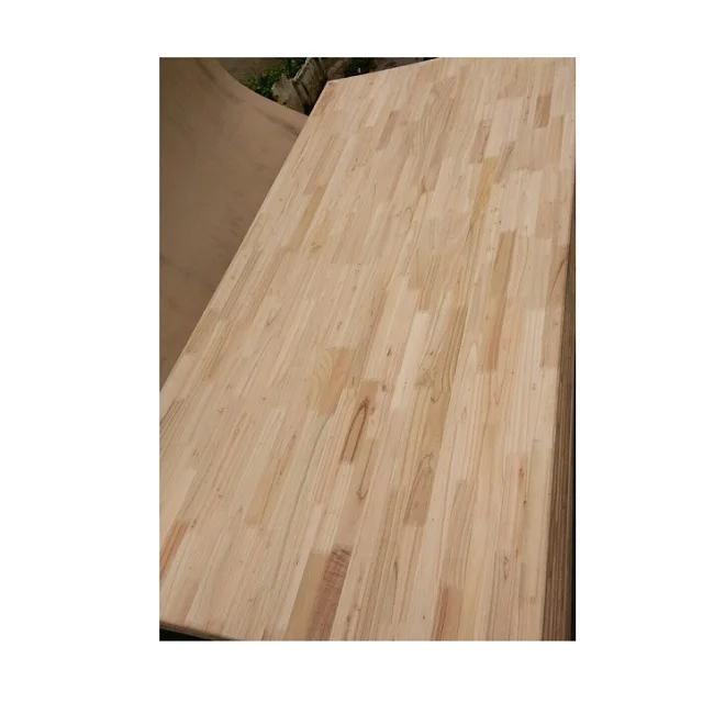 Natural Rubber Acacia Finger Joint Wood Laminated Board High