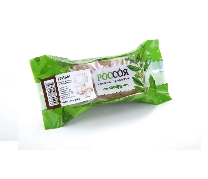 
120 g Russian Vegan Natural Extra Firm Mushrooms Tofu 