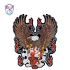 Customized BikerJacket Embroidery Skull Eagle Velvet Patch Badge