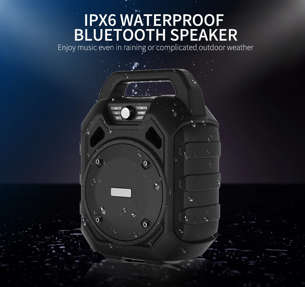 Wholesale price IPX6 Speaker waterproof sucker shower bluetooth speaker portable mobile phone wireless mini speaker - ANKUX.COM