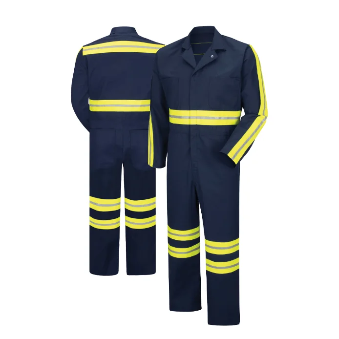 100% Cotton Work Coverall Industrial Jacket And Pants Hi Vis Work Wear ...