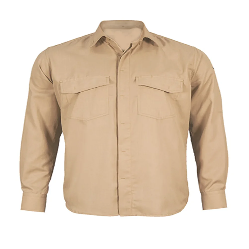 Flame Retardant Fire Resistant Mens Work Shirt Buy Oil Resistant