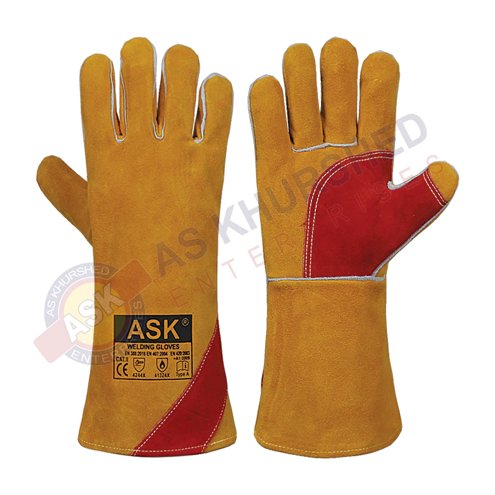 Professional Safety Gloves Tig Welding Gloves En388 En420 En407 Good