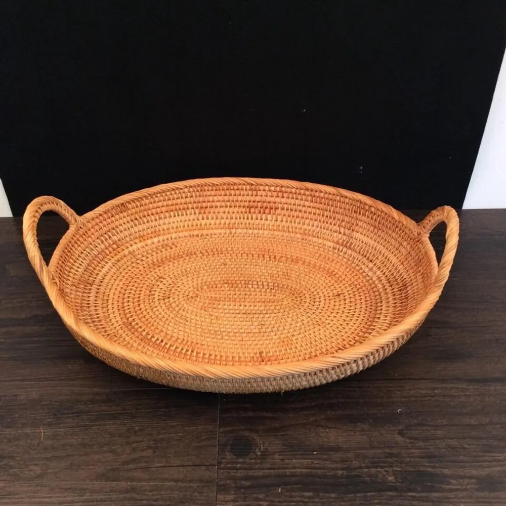 Three Tier Rattan Fruit Basket Buy Three Tier Rattan Fruit Basket