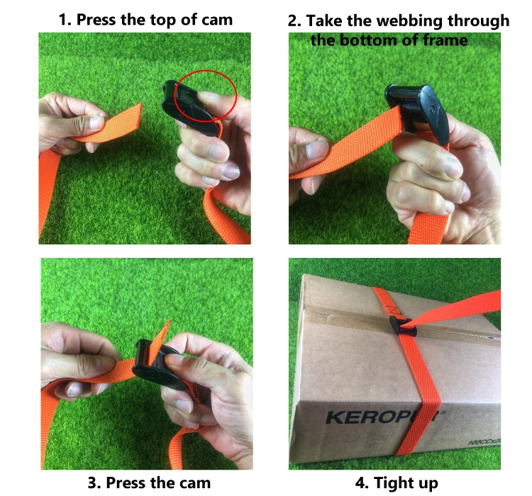 TBR High Grade Luggage Belts Packaging Cargo Lashing Strap Belt Tie Down