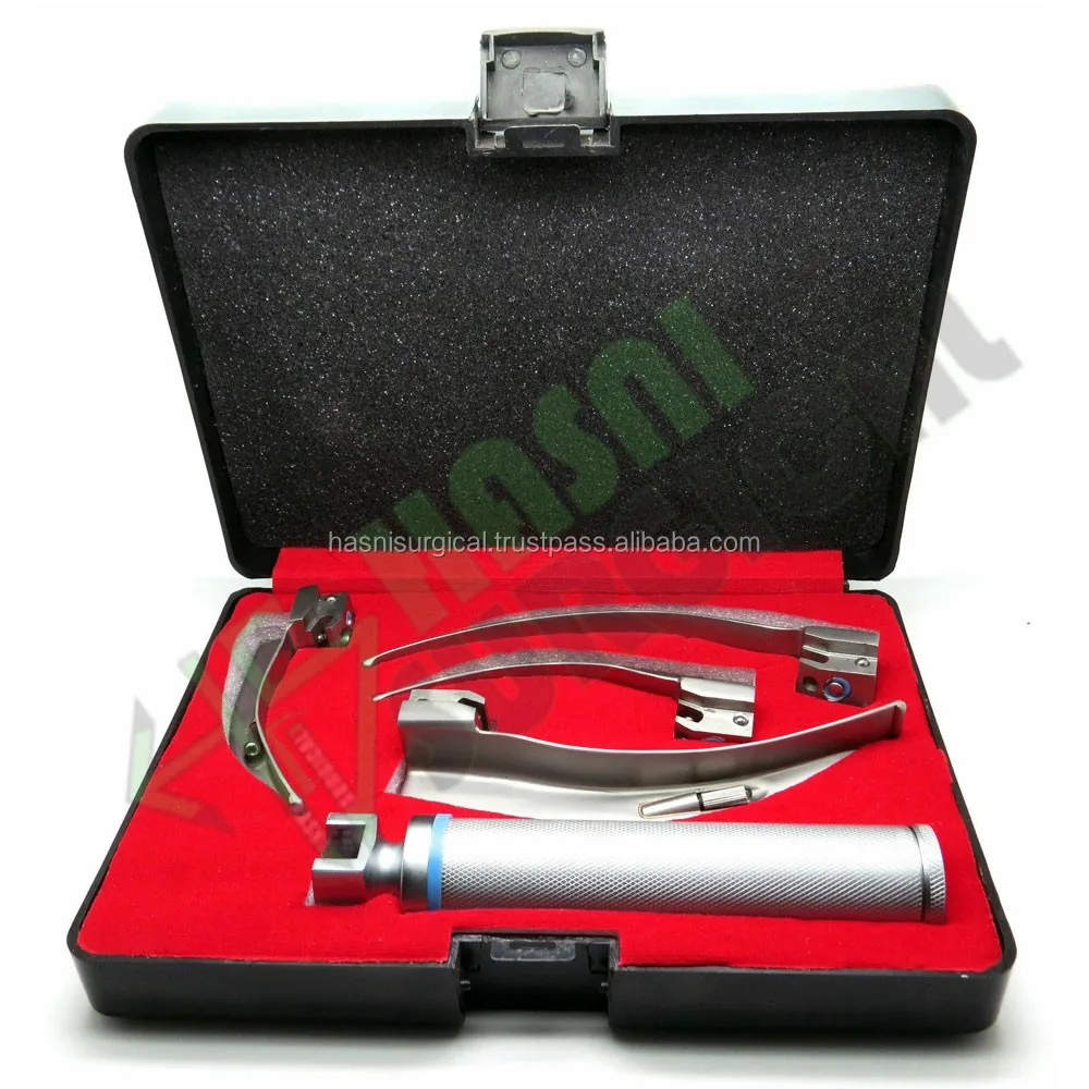 High Quality Laryngoscope Fiber Optic Miller Set L Laryngoscope Baby