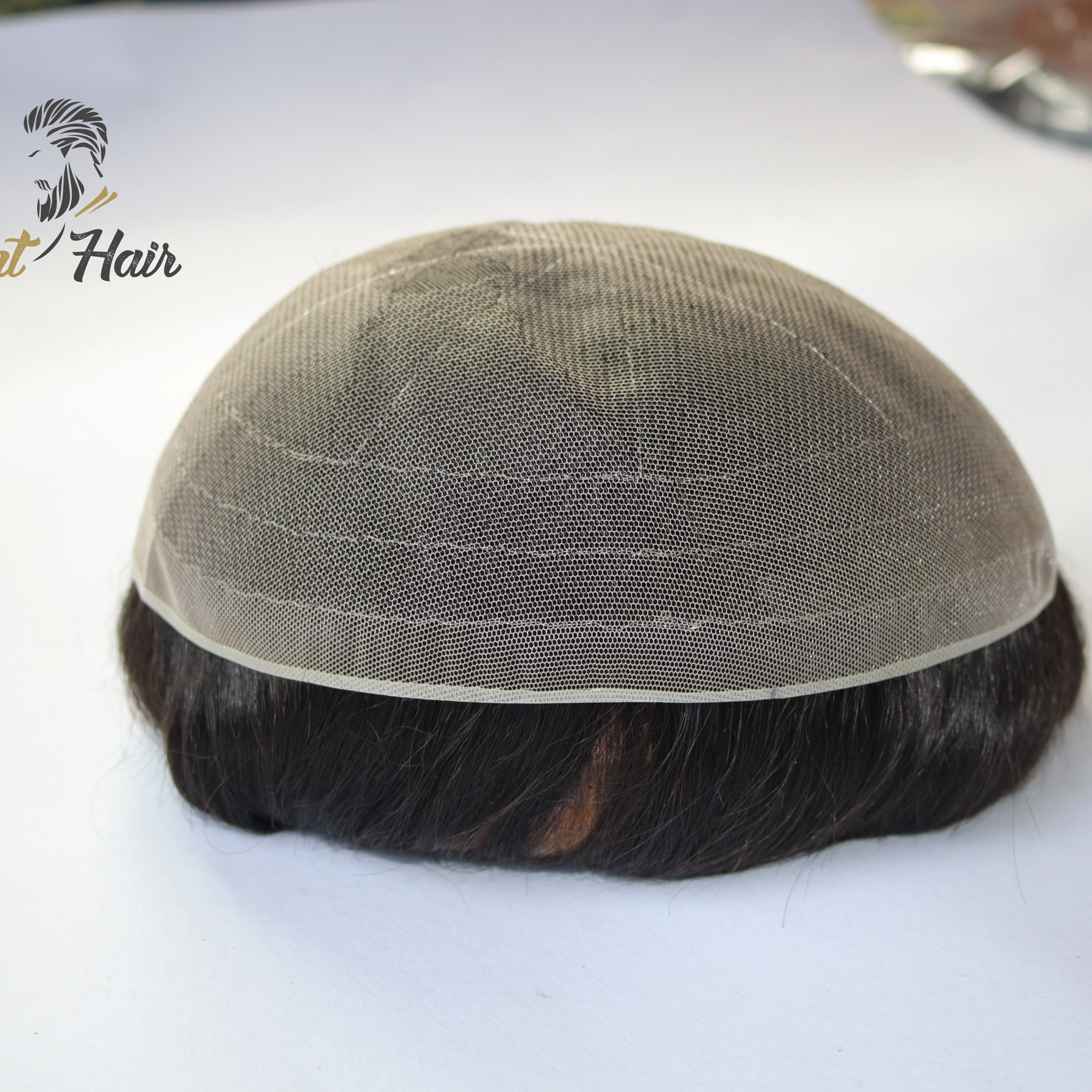 Best Quality French Lace Men Hair Replacement System Toupee Men Wig For