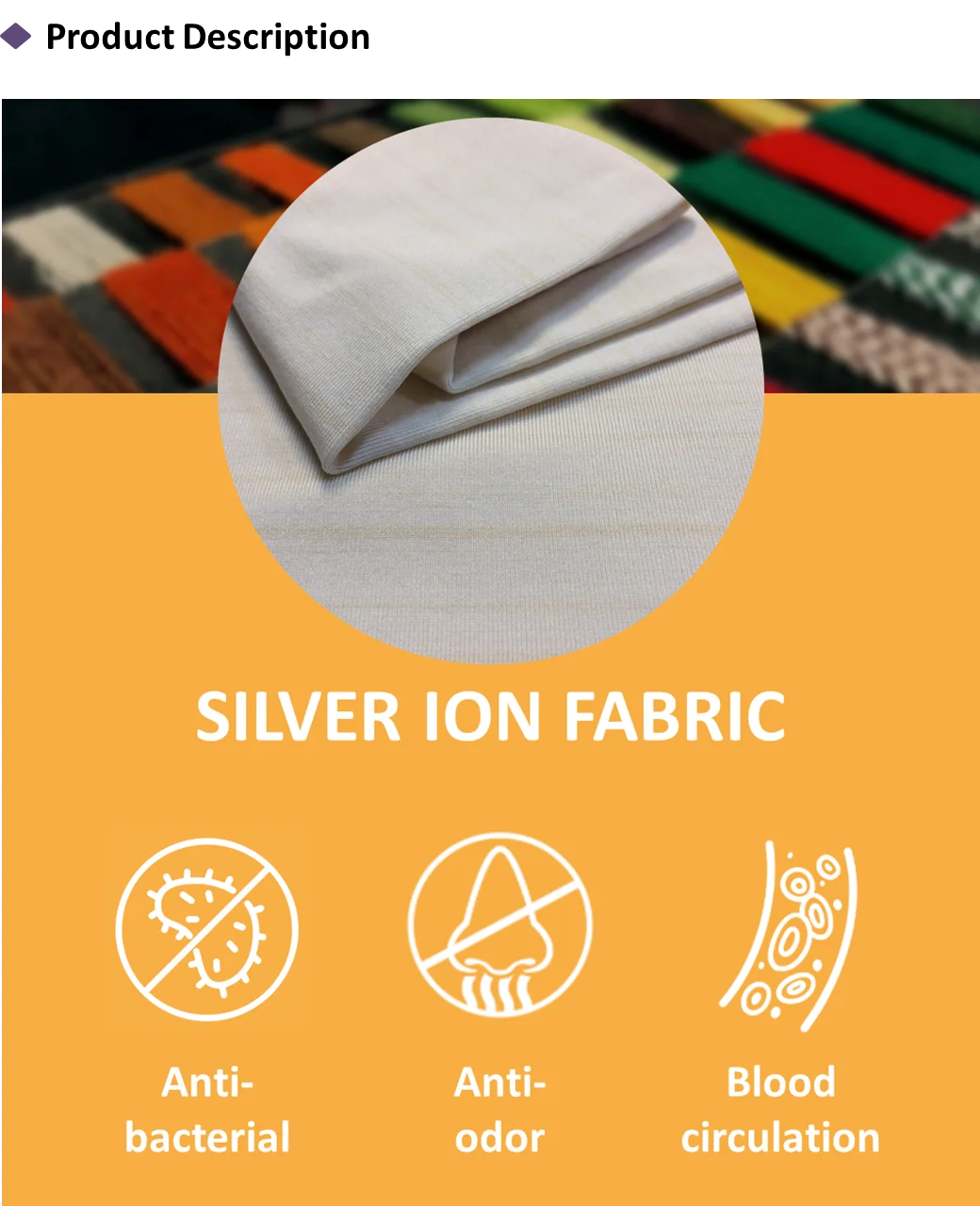 Wholesale Soft And Smooth Antimicrobial Silver Ion Nylon Fabric Buy