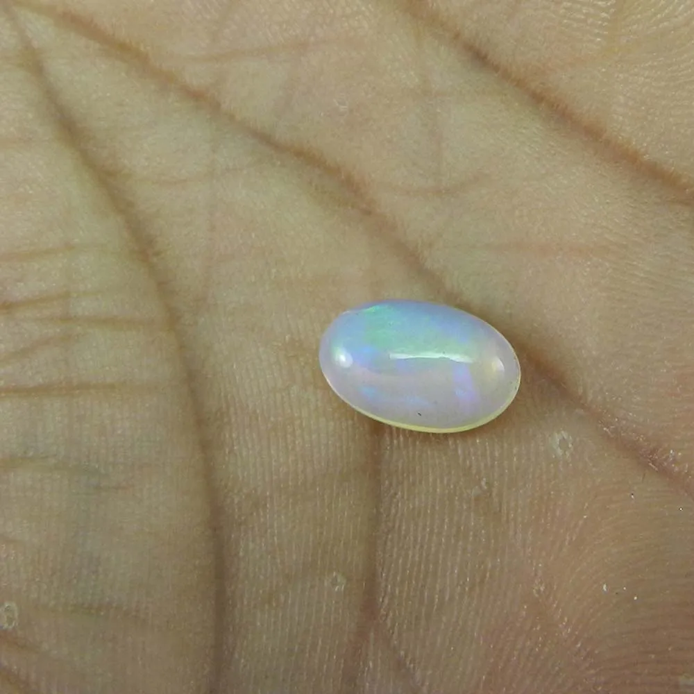 2.0 Cts Natural Ethiopian Opal Oval Cabochon 8x12mm Handcrafted ...