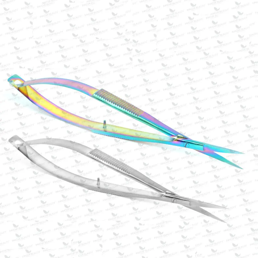 Pro Straight Multicolor Rainbow Eyelash Extension Tweezers/ Wholesale