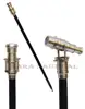 37''Nautical telescope Finish Solid Brass Vintage Black Wooden Stick cane Gift
