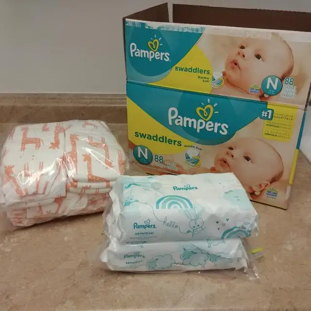 pampers sensitive nappies