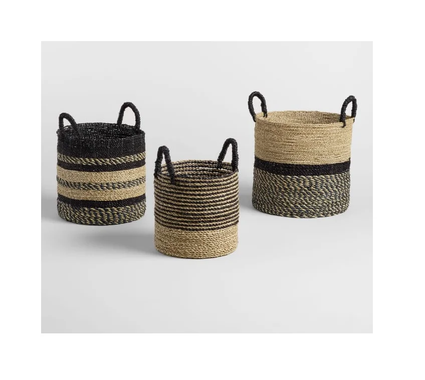 Water Hyacinth Laundry Basket Water Hyacinth Storage Baskets For Sale