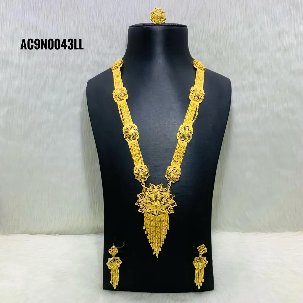 One Gram Gold Plated Jhalar Flower 