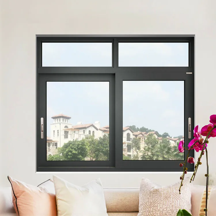 Cheap House Aluminum Sliding Windows With Built In Blinds For Sale