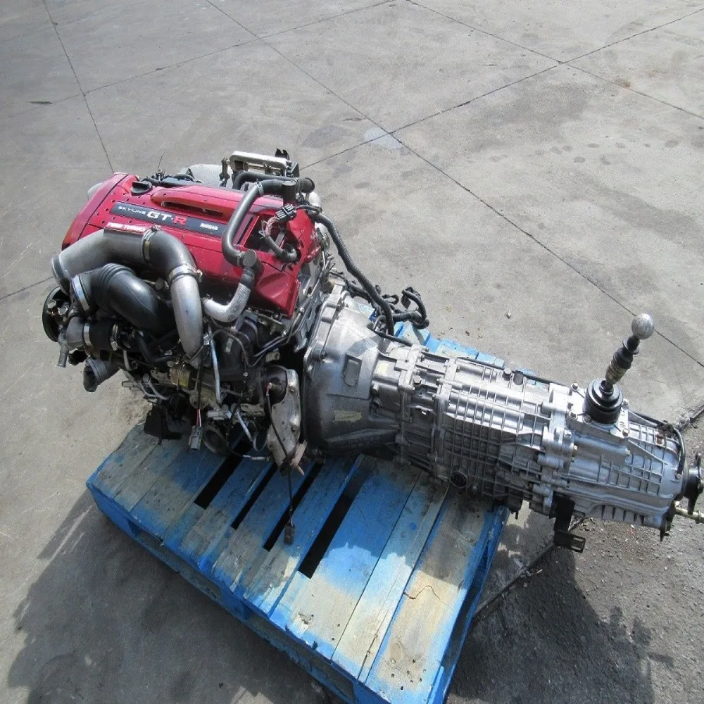 JDM Nissan Skyline R34 GTR RB26DET Engine with 6-Speed Getrag