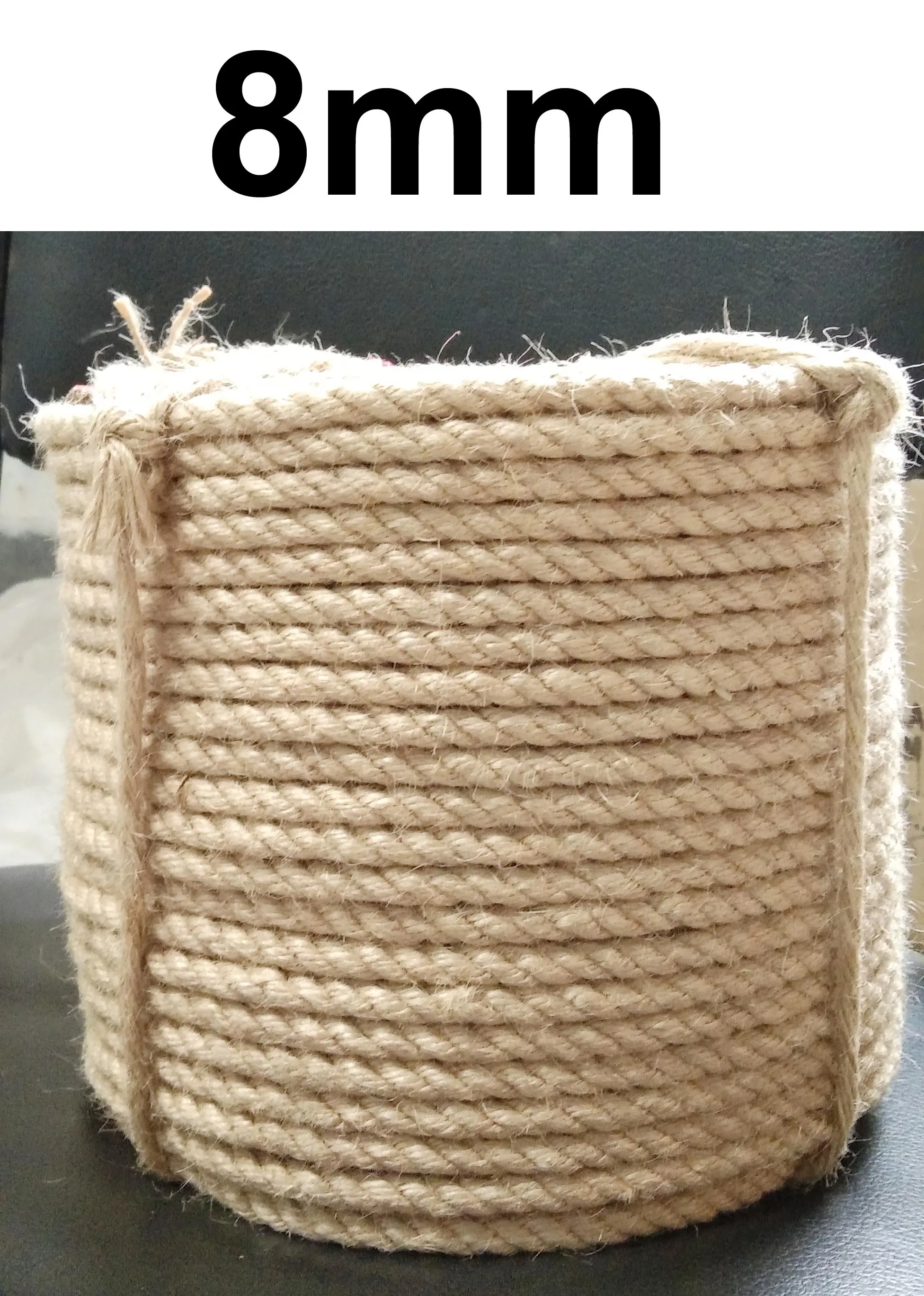 3 Strand Jute Rope Packaging Jute Rope Jute Twisted Cord 100