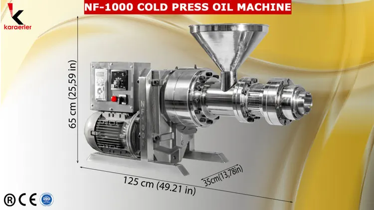 NF 1000 Cold Press Oil Machine