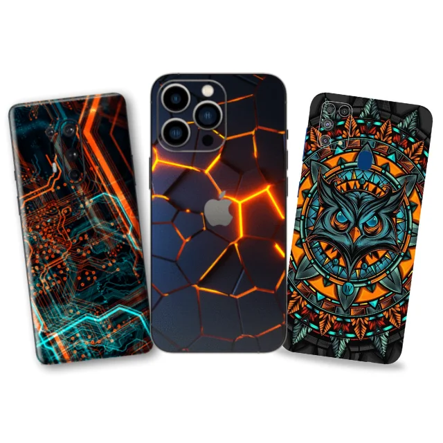 Arcsign 3d Embossed Mobile Back Cover Skin Film Material For Any 