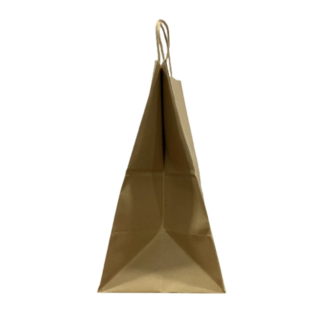 Wholesale Brown Kraft Paper Bags With Twisted Handle Paper Shopping Bag ...